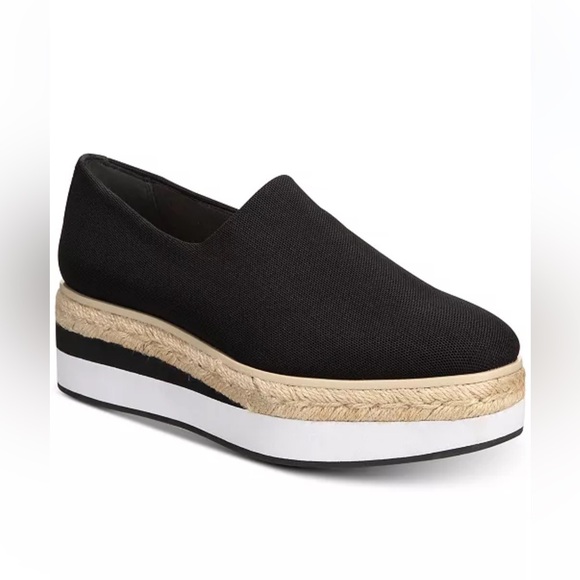 DKNY Black Slip-On Sneakers for Women, Dkny lior platform espadrilles size 7,5 - Picture 14 of 15